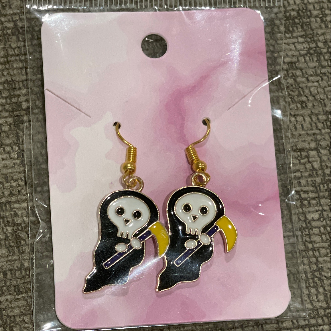 Grim Reaper Earrings