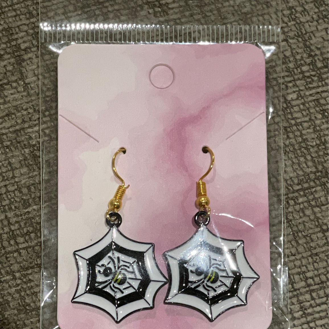 Spiderweb Charm Earrings