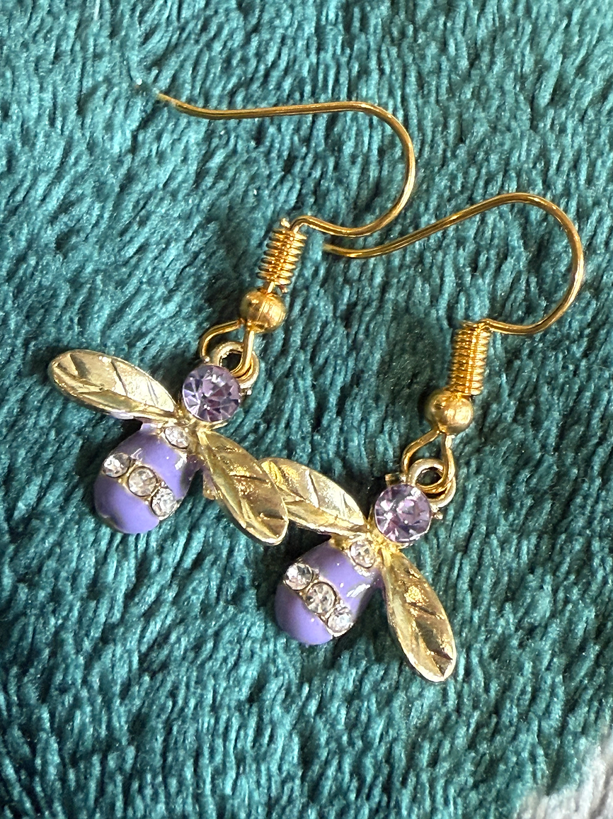 Whimsical Insect Dangle Earrings