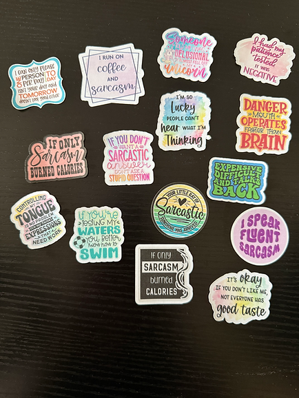 Witty Sarcasm Stickers Pack