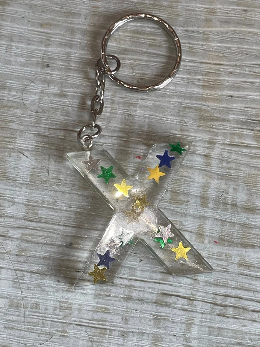 Starry Shine Acrylic Keyring