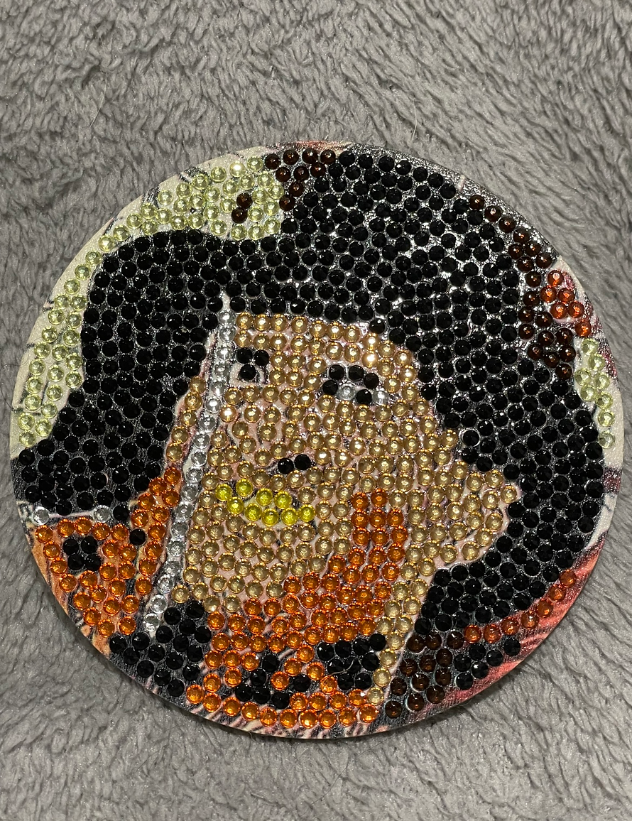 Dazzling Diamond Art Coaster