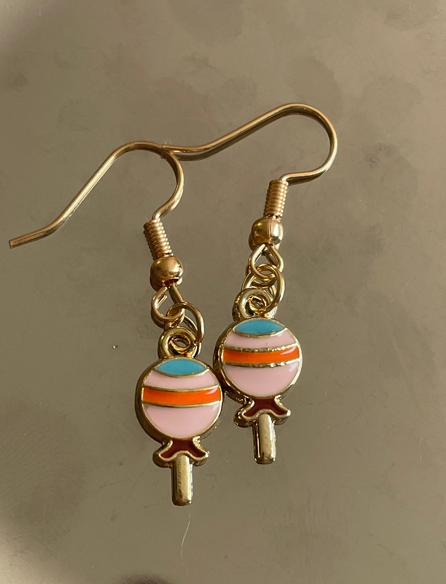 Colorful Lollipop Earrings