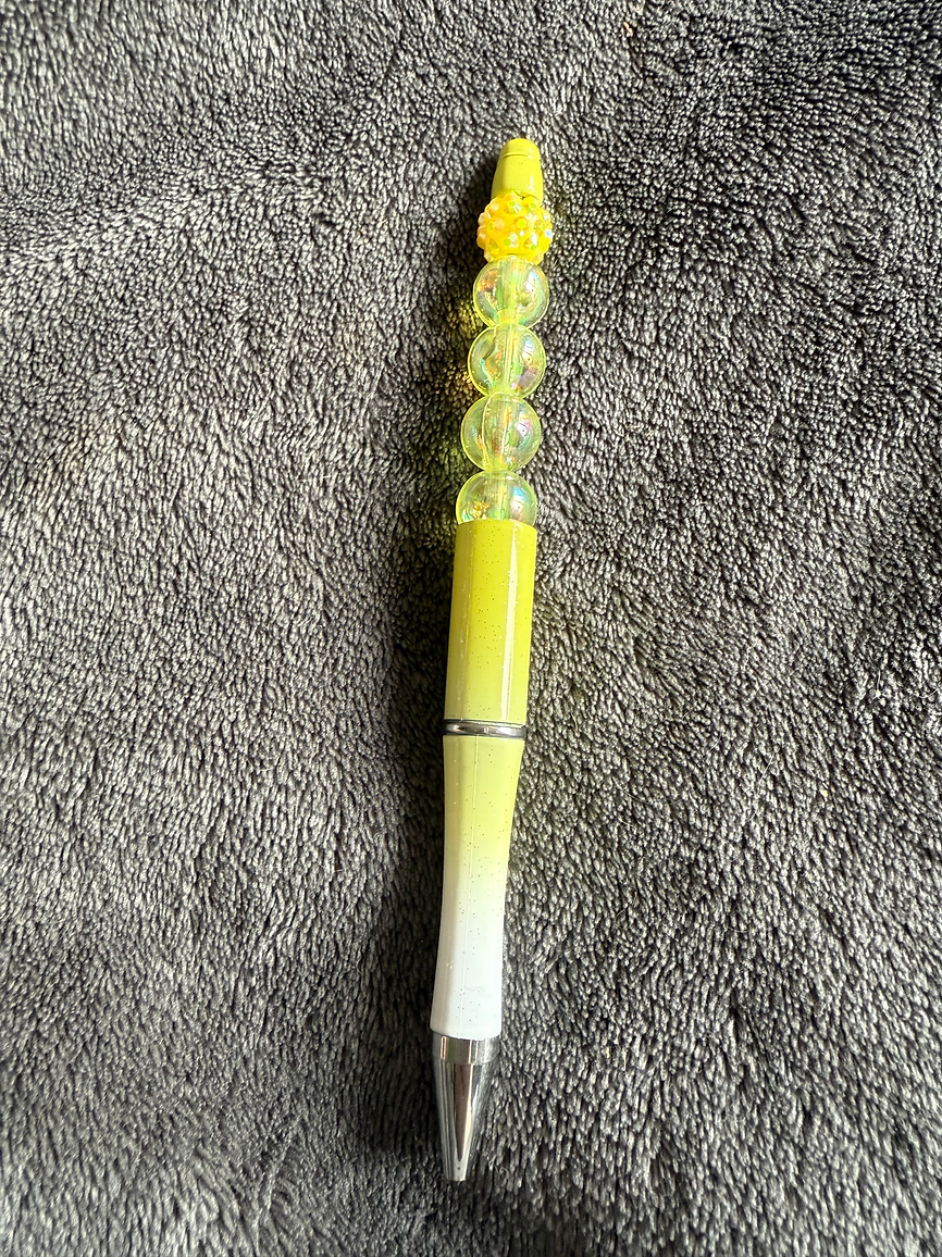 Stylish Blue Ink Bead Pen