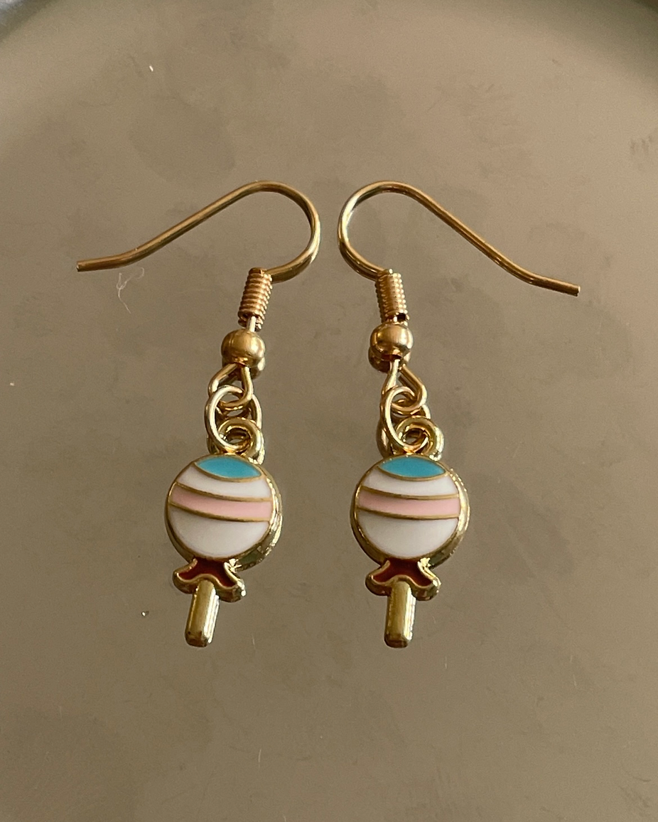 Sweet Charm Lollipop Earrings