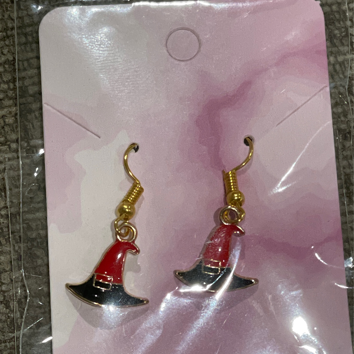 Witch Hat Charm Earrings