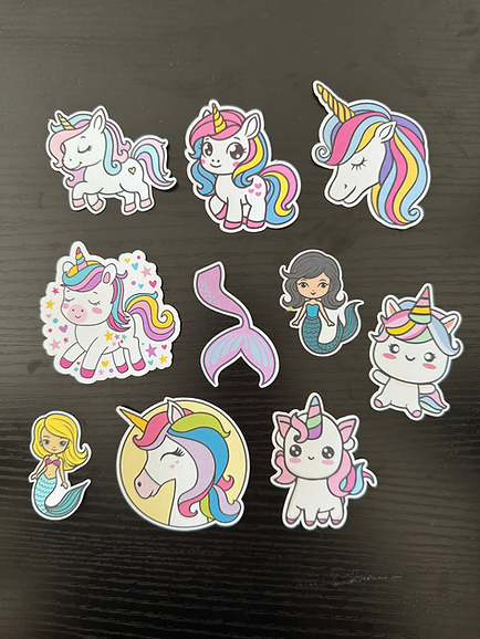 Magical Mermaid & Unicorn Sticker Collection