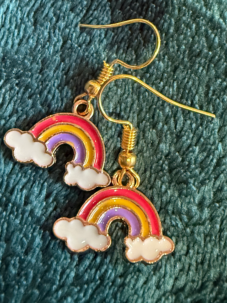 Vivid Rainbow Earrings