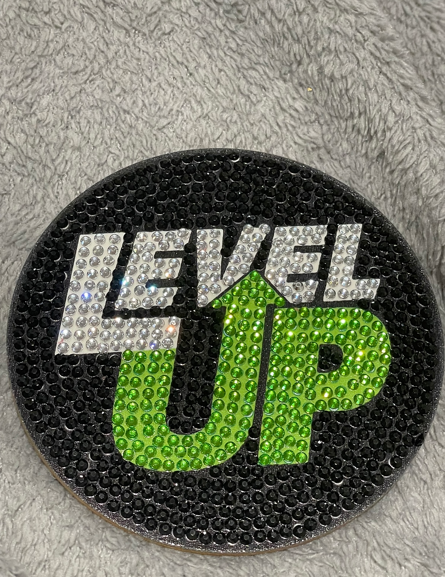 Level Up Diamond Art Coaster