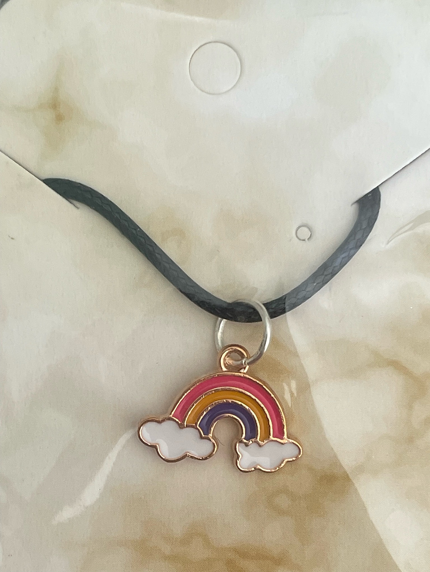 Rainbow Charm Necklace