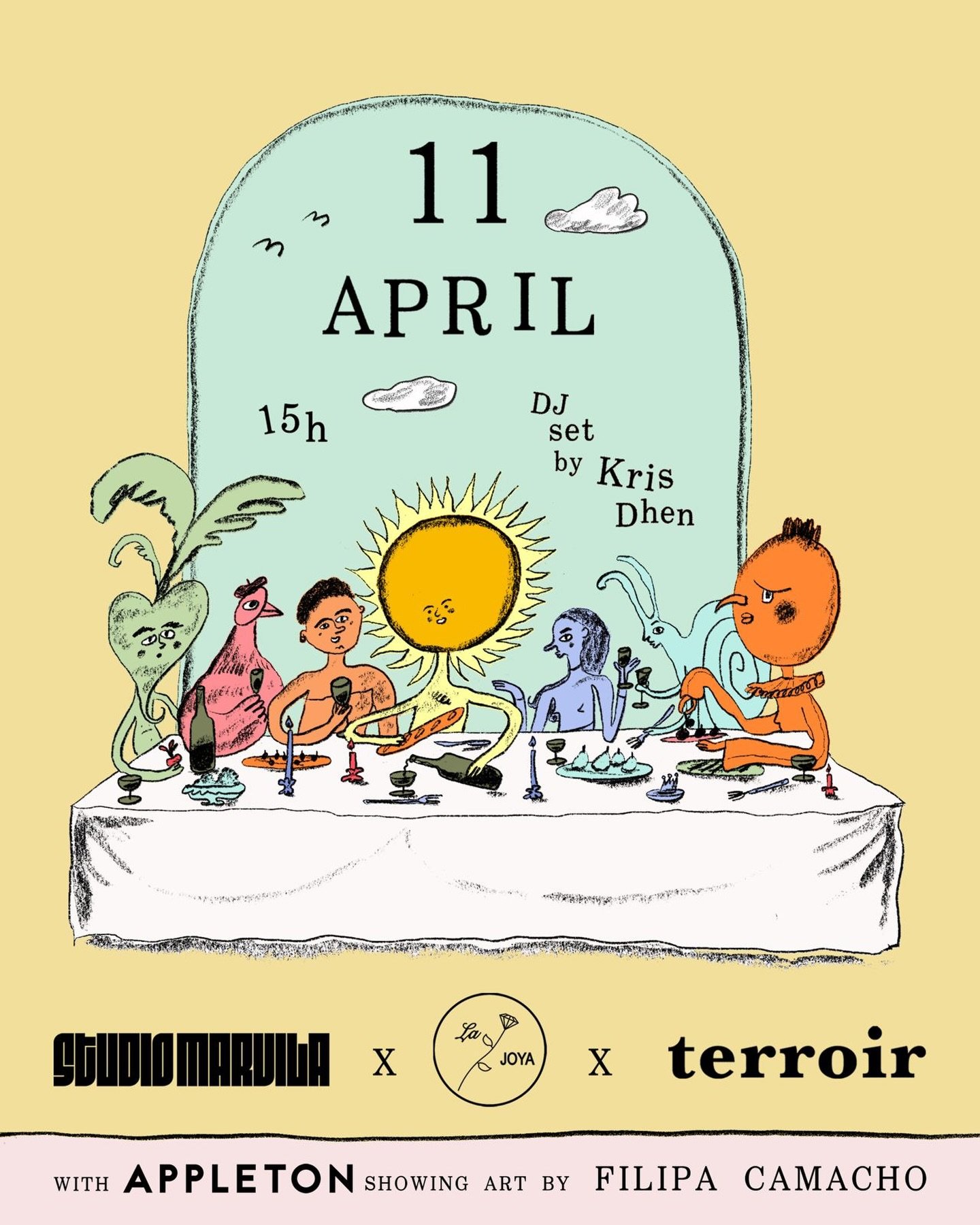 This Saturday, starting at 15:00, join us at Studio Marvila for a full afternoon and evening of food, wine, art, and music, come hungry and thirsty!!

We&rsquo;re teaming up with @lajoya_cantina, who will be serving up a delicious selection of dishes