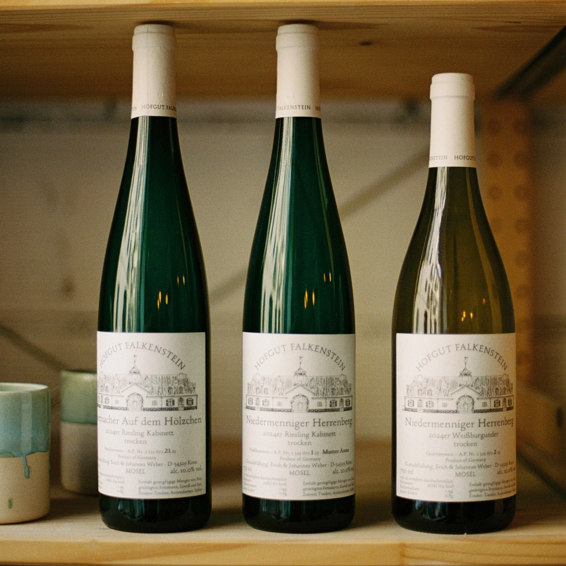 New wines on the shelves, always!!

Hofgut Falkenstein is a tiny, cult-favourite estate from the Saar in Germany, making beautifully pure, electric Rieslings with that perfect balance of freshness, minerality and charm.

Come by and find your new fav