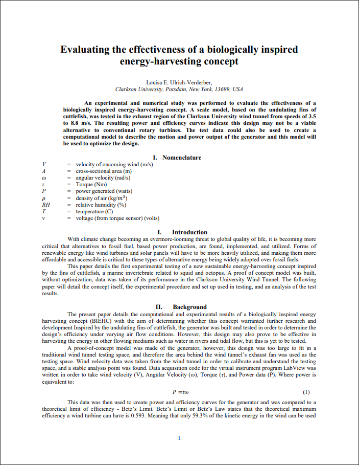 2019 - AIAA Research Paper