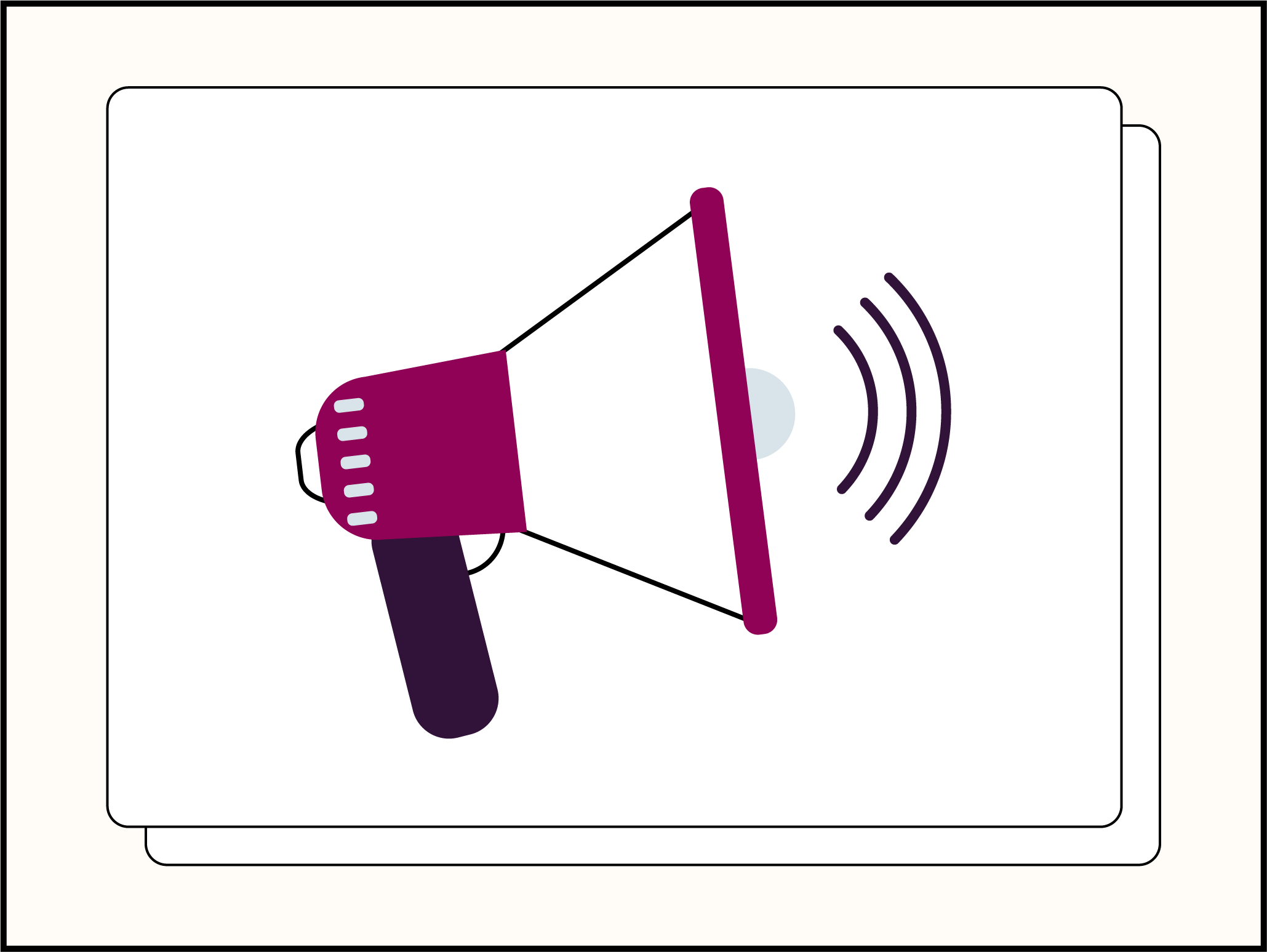 Illustration of a barcode scanner, a smartphone, and a Wi-Fi router, with signals emanating from the router.