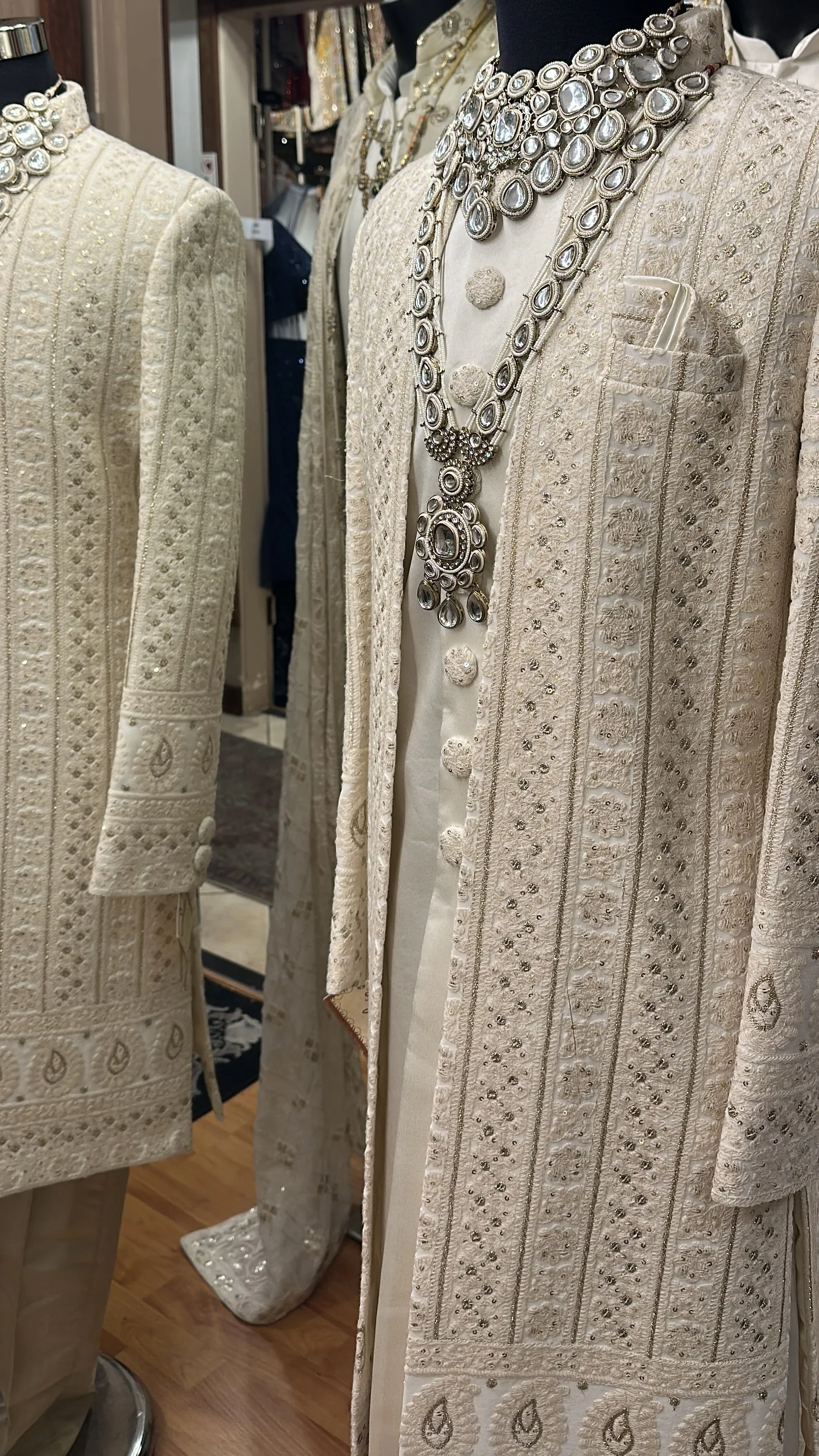 Ivory White Sherwani for Indian Grooms | Rashi's Collection Sydney