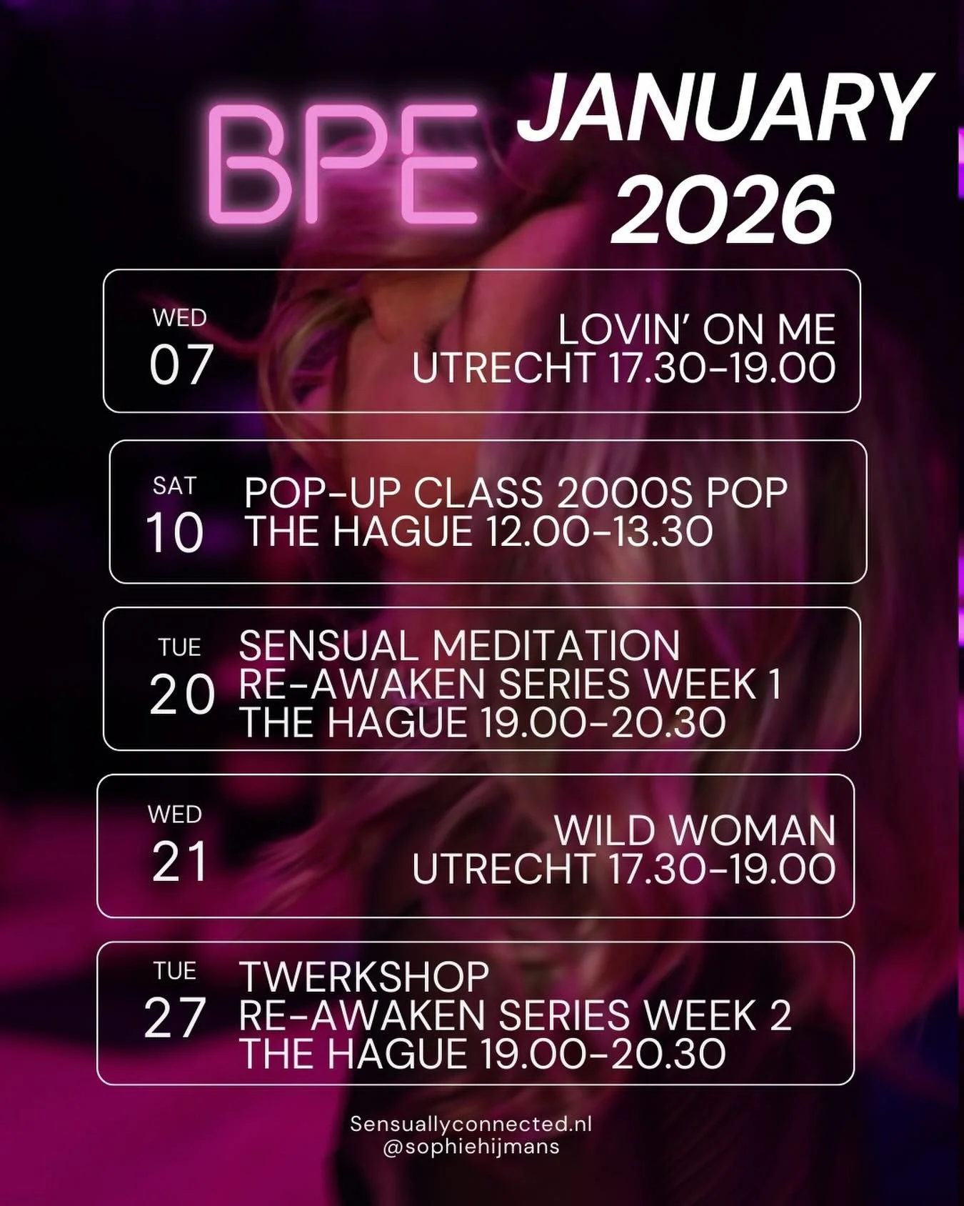The schedule for January!
This will be the place to reconnect back to yourself this winter. To slow down, go within. 
To meet yourself again. 

This is the month that will kick off the new series re-awaken, a series of six classes, where each week yo