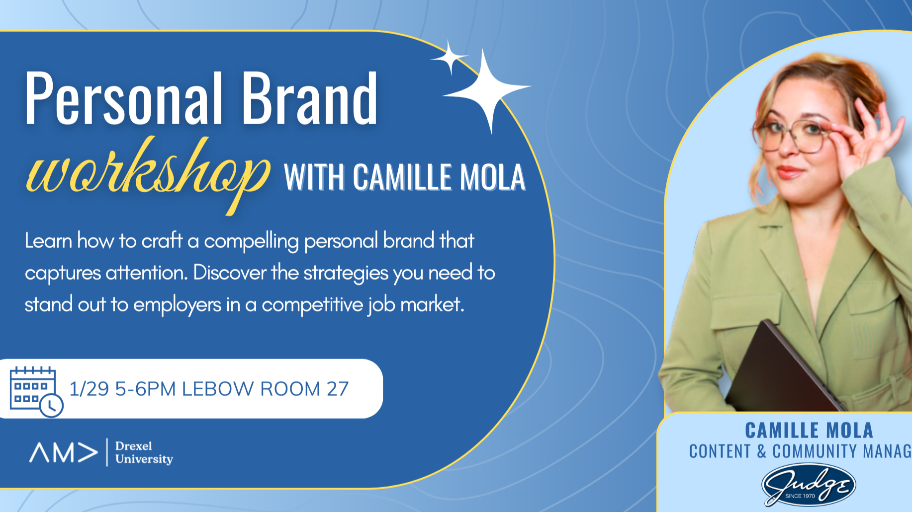 Personal Branding Workshop w/ Camille Mola
