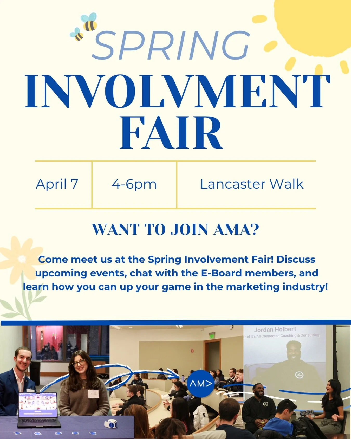 Come meet AMA, connect with our E-Board, and learn how to level up your marketing game. See you there!

#drexel #spring #ama #drexelama #amad