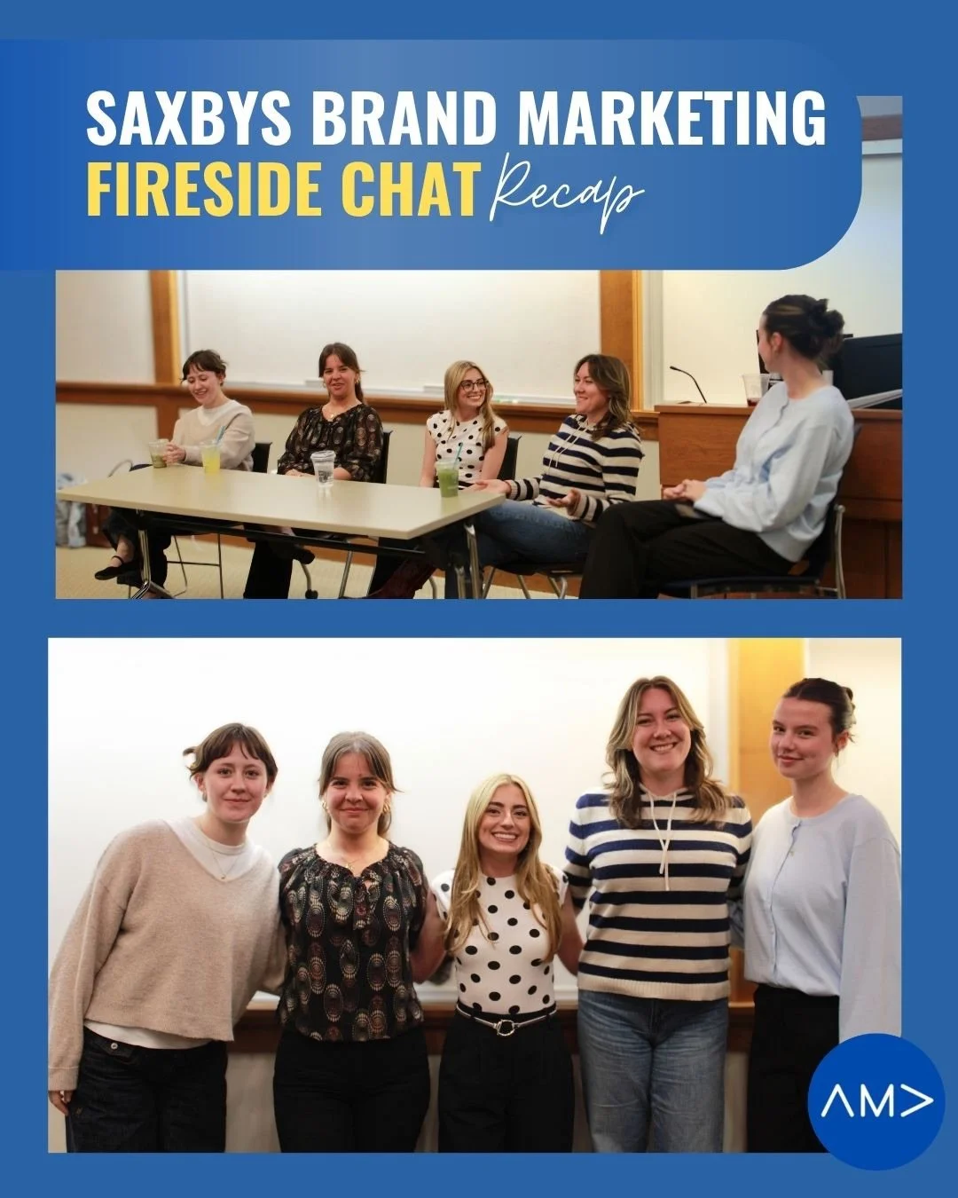 Thank you to everyone who joined us for our Brand Marketing Fireside Chat w/ @saxbys ✨

Special shoutout to our amazing panelists from the brand marketing team who dropped gems on all things creative strategy and marketing, as well as how to get into
