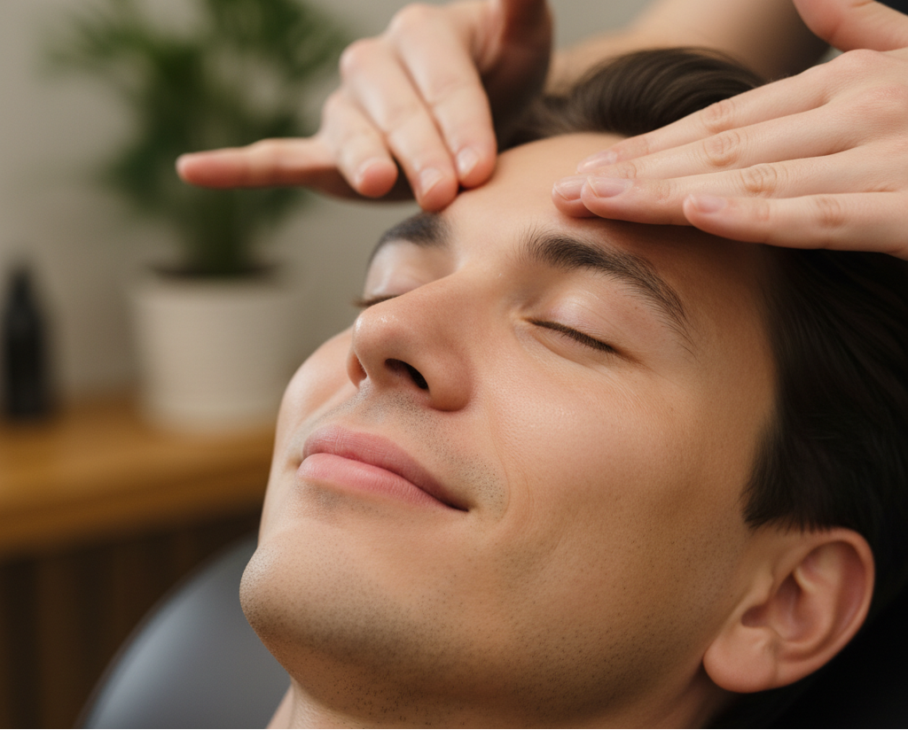 Détendez-vous par un soin zen réalisé par un coiffeur spécialiste homme à Bry-sur-Marne Hôpital privé Marne la vallée.