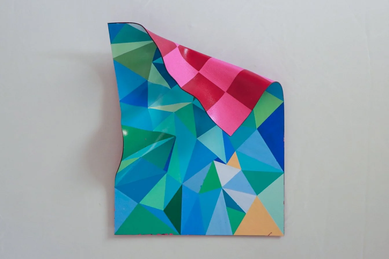 Lost In My Head, 2024 - sculpted panel, 50x70 cm