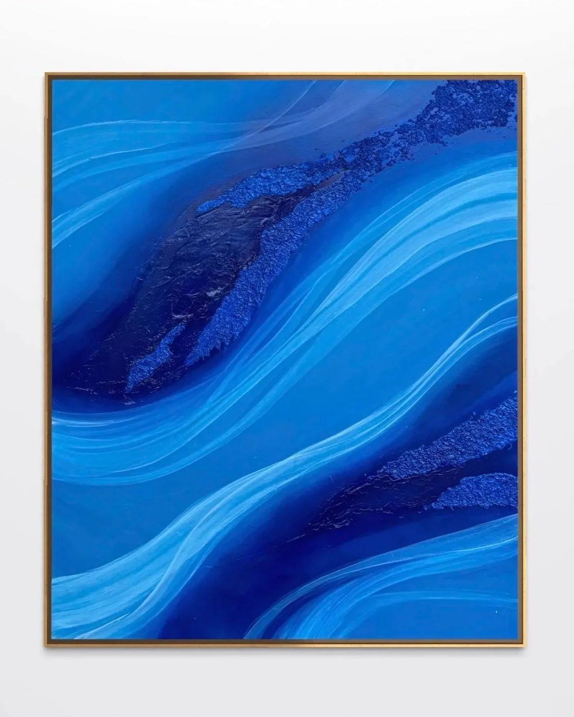 Nila Tirta - mixed media on canvas, 2026, 120x100 cm