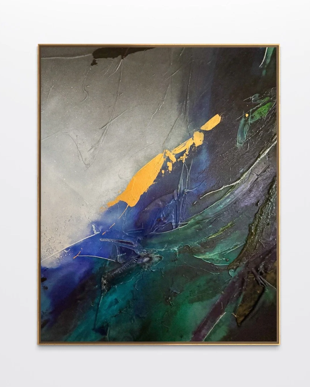 The Big Bang, 2023 - mixed media on canvas, 150x120 cm