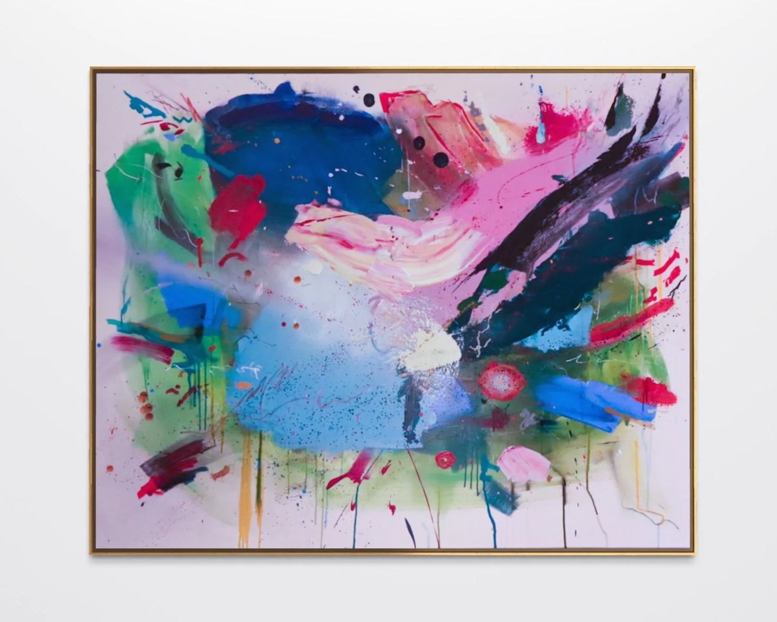 A Beautiful Mess, 2024 - mixed media on canvas, 120x150 cm