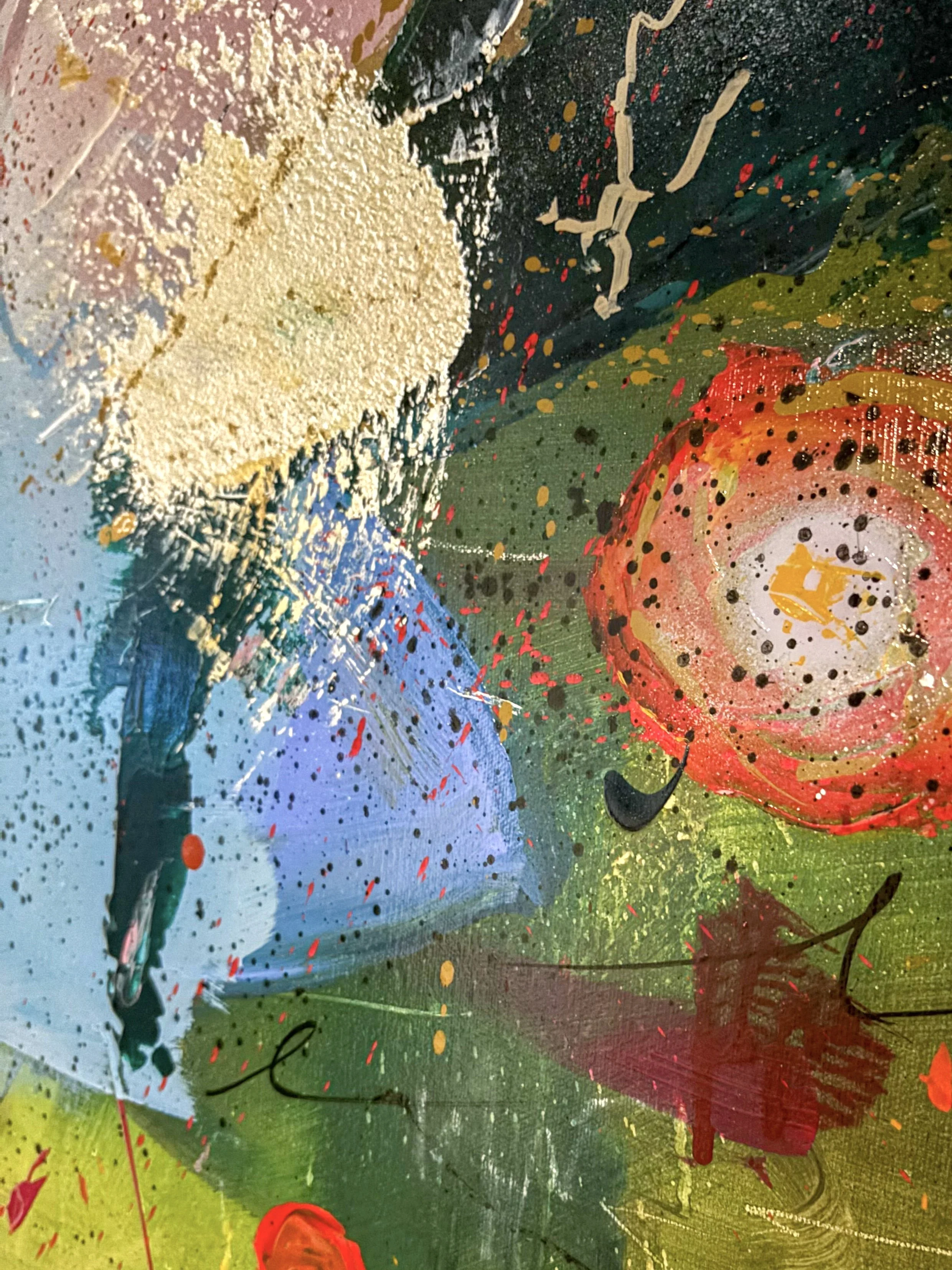 A Beautiful Mess, 2024 - mixed media on canvas, 120x150 cm