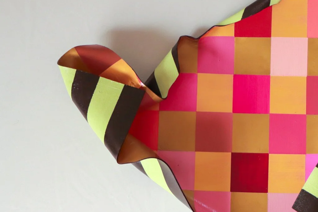 Sunset Hour, 2025 - sculpted panel, 50x70 cm