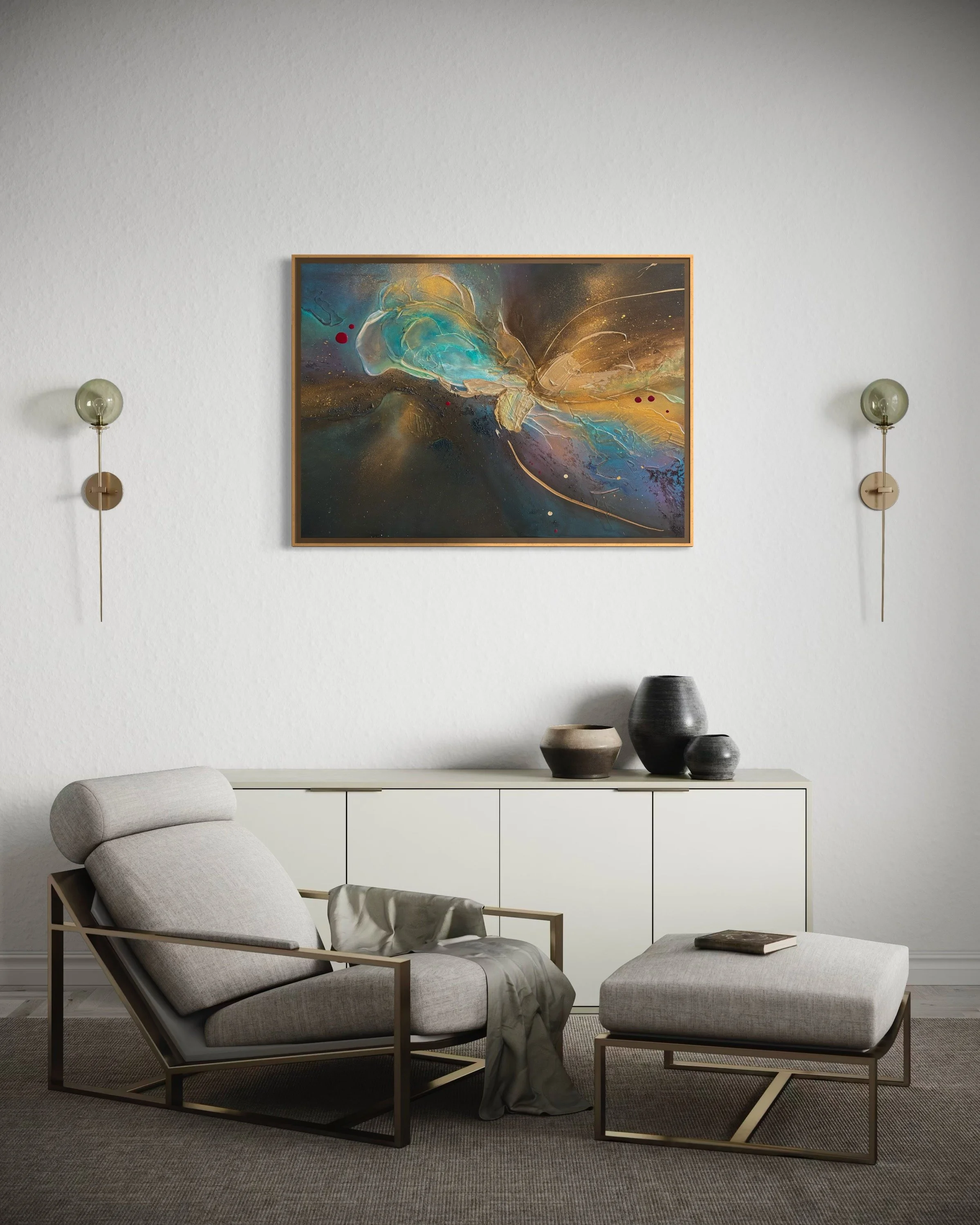 Momentum, 2024 - acrylic on canvas, 50x70 cm