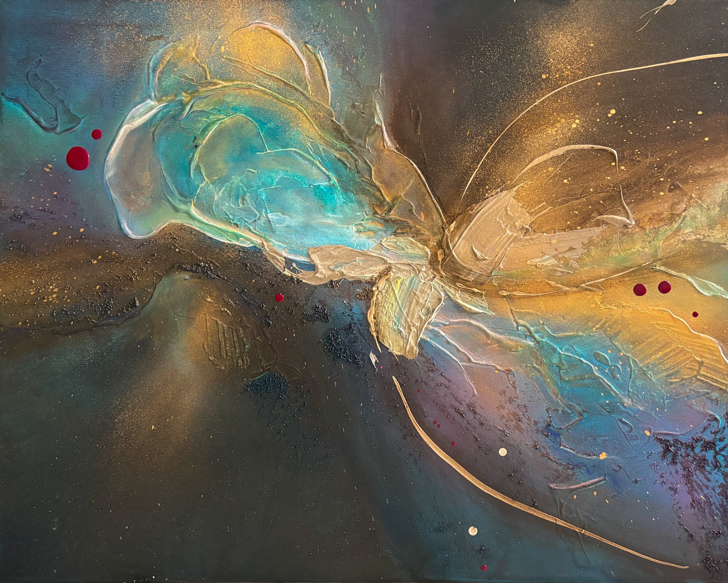 Momentum, 2024 - acrylic on canvas, 50x70 cm