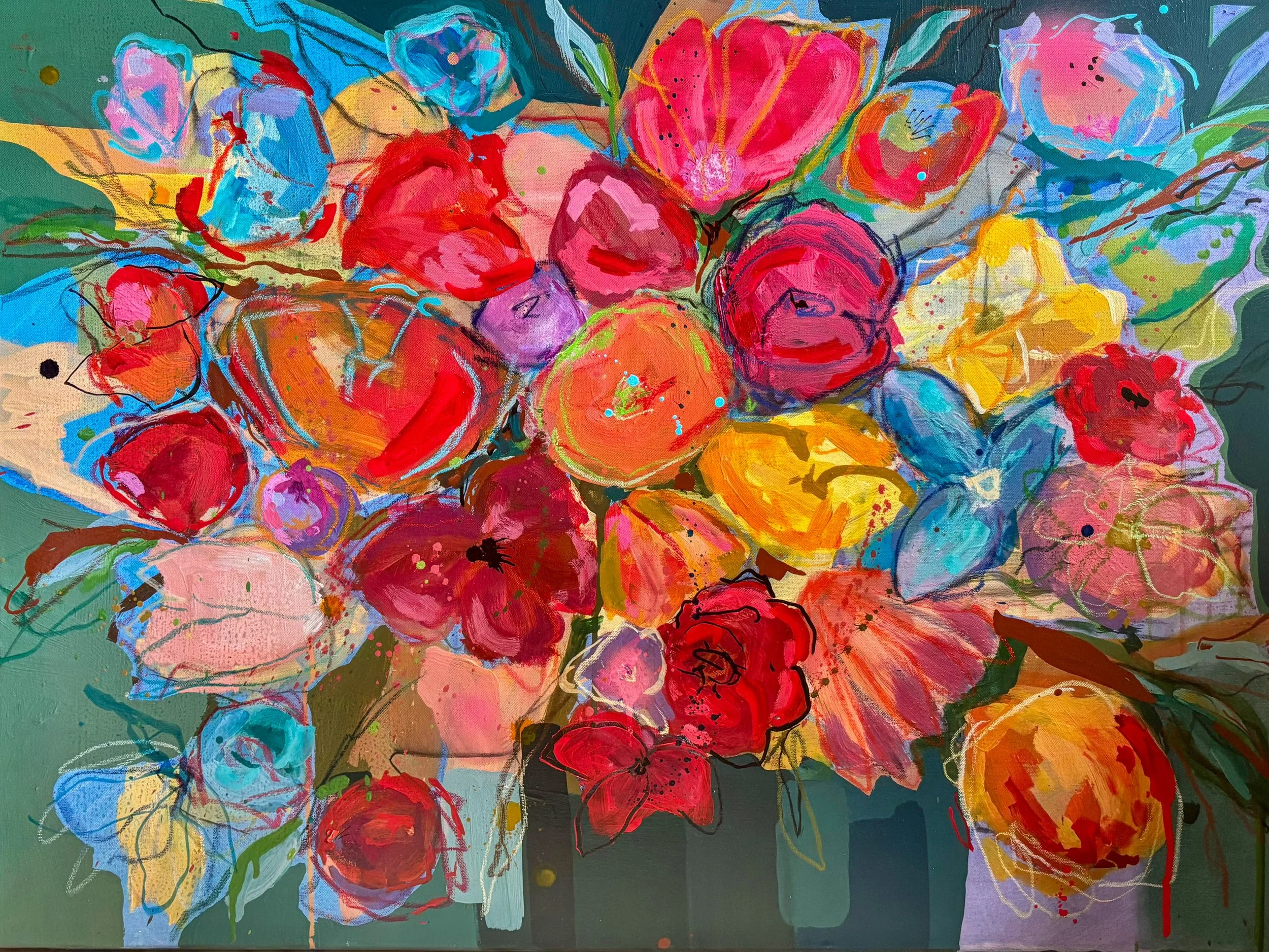 I Believe In You, 2025 - mixed media on canvas, 76×102 cm