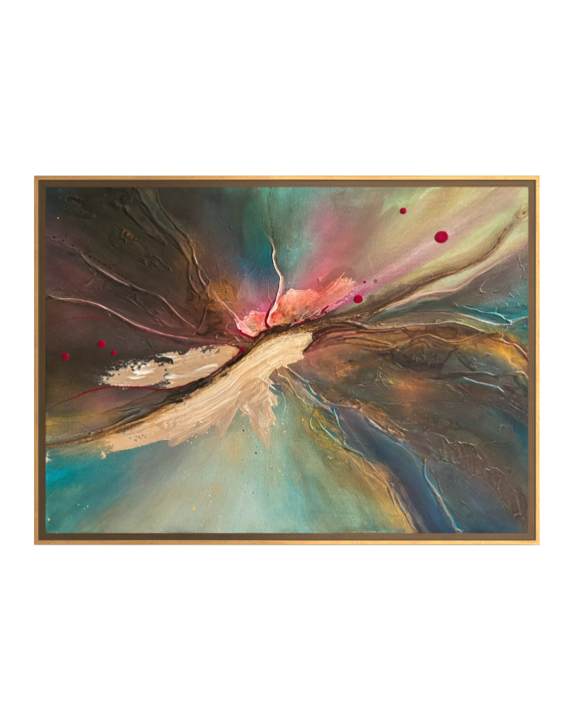 My Whole World, 2024 - acrylic on canvas, 50x70 cm