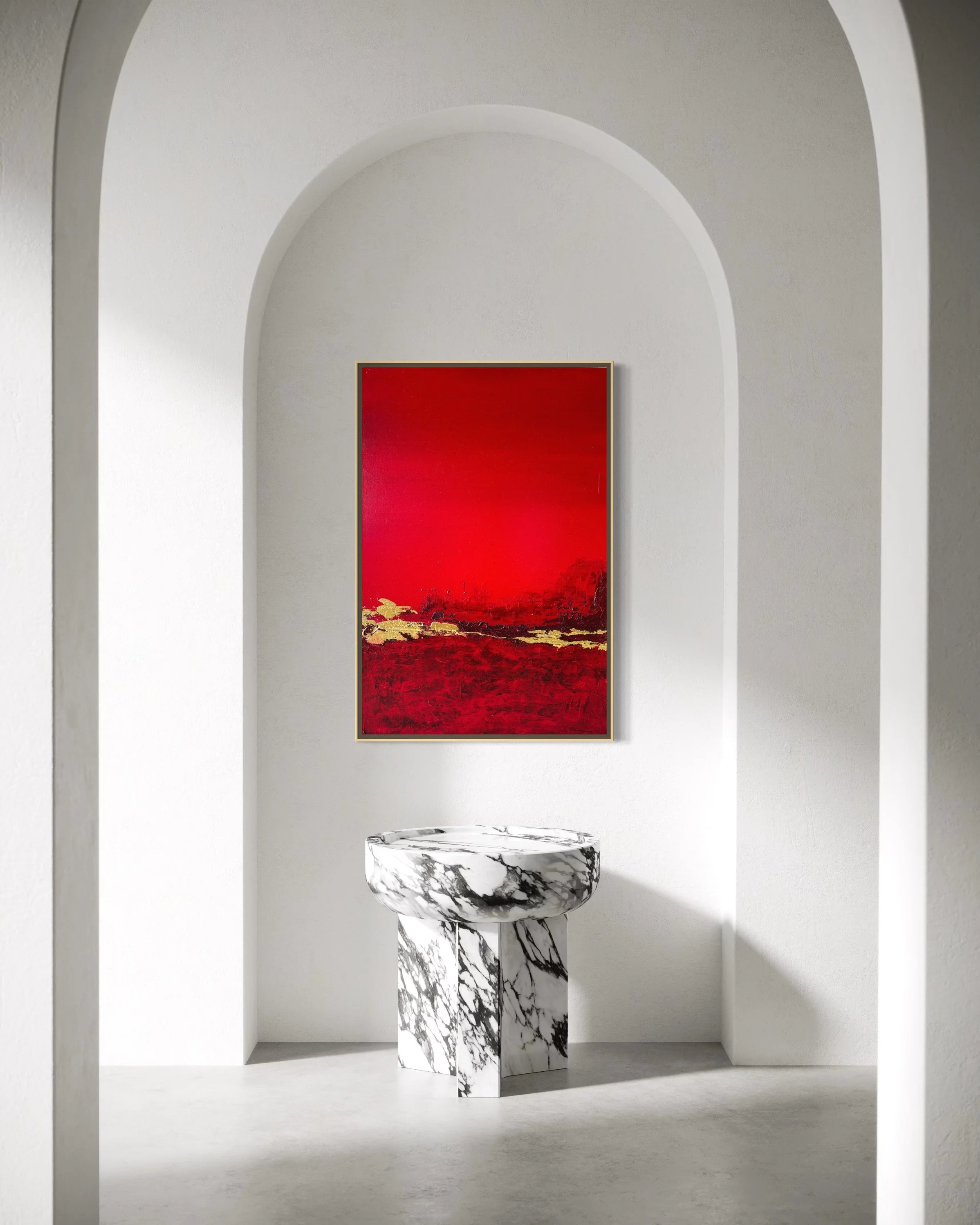 Sutra, 2025 - mixed media on canvas, 90x60 cm