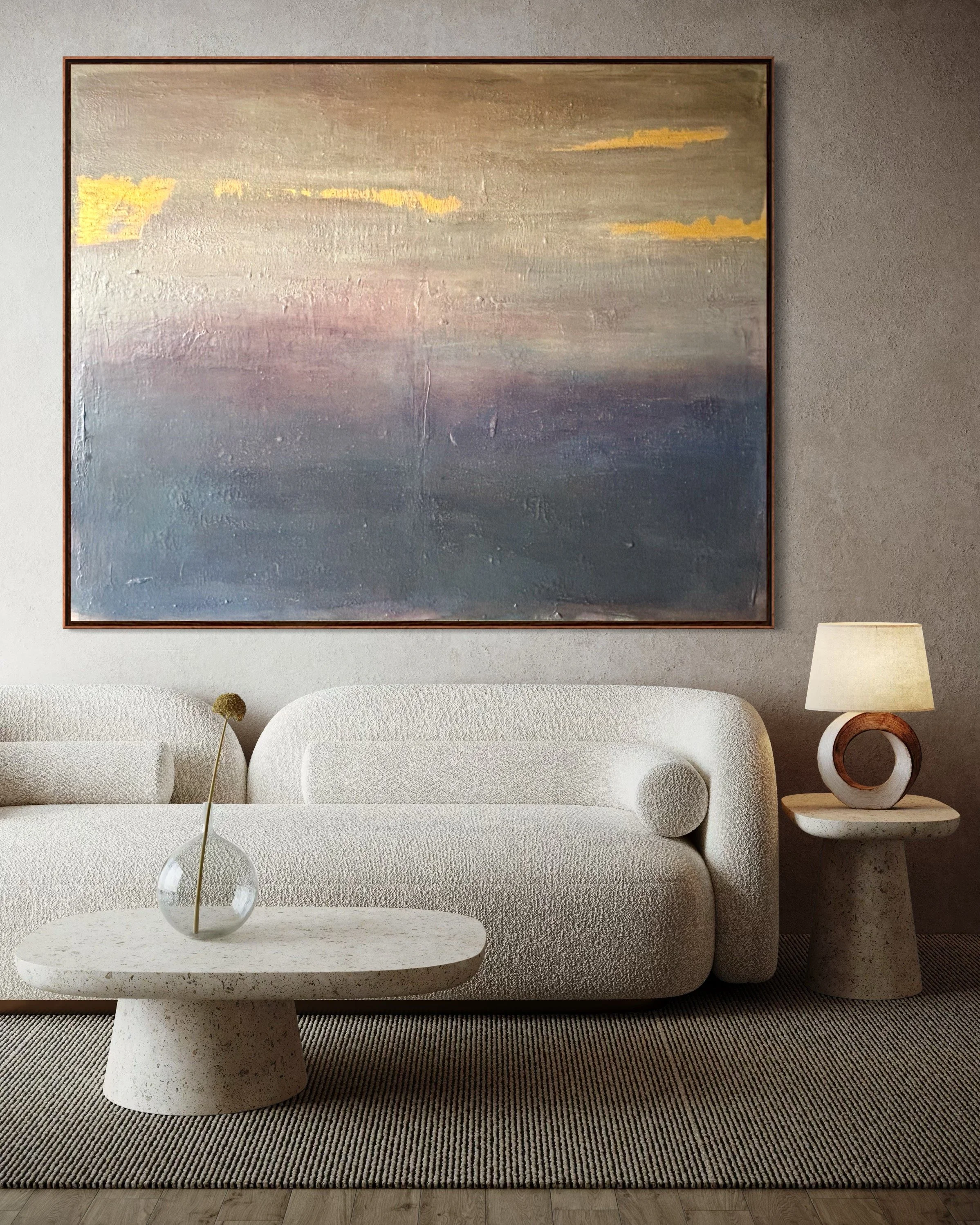 Aurum - mixed media on canvas, 2025, 120x150 cm