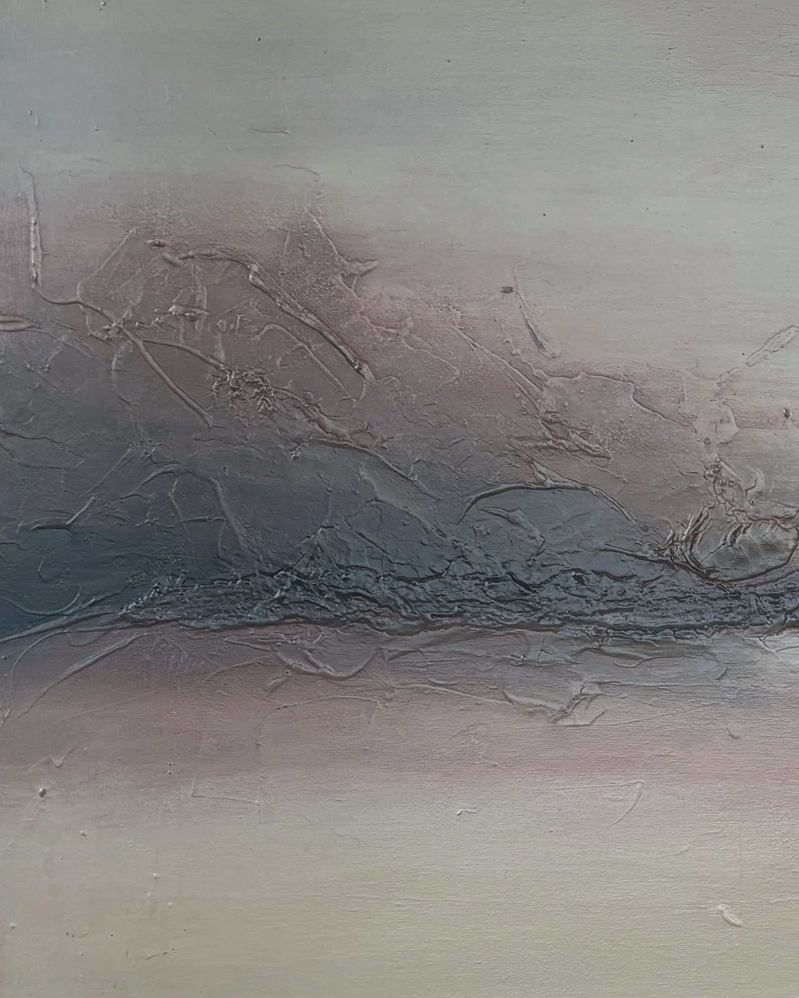 Sawah Bera - mixed media on canvas, 2026, 120x120 cm