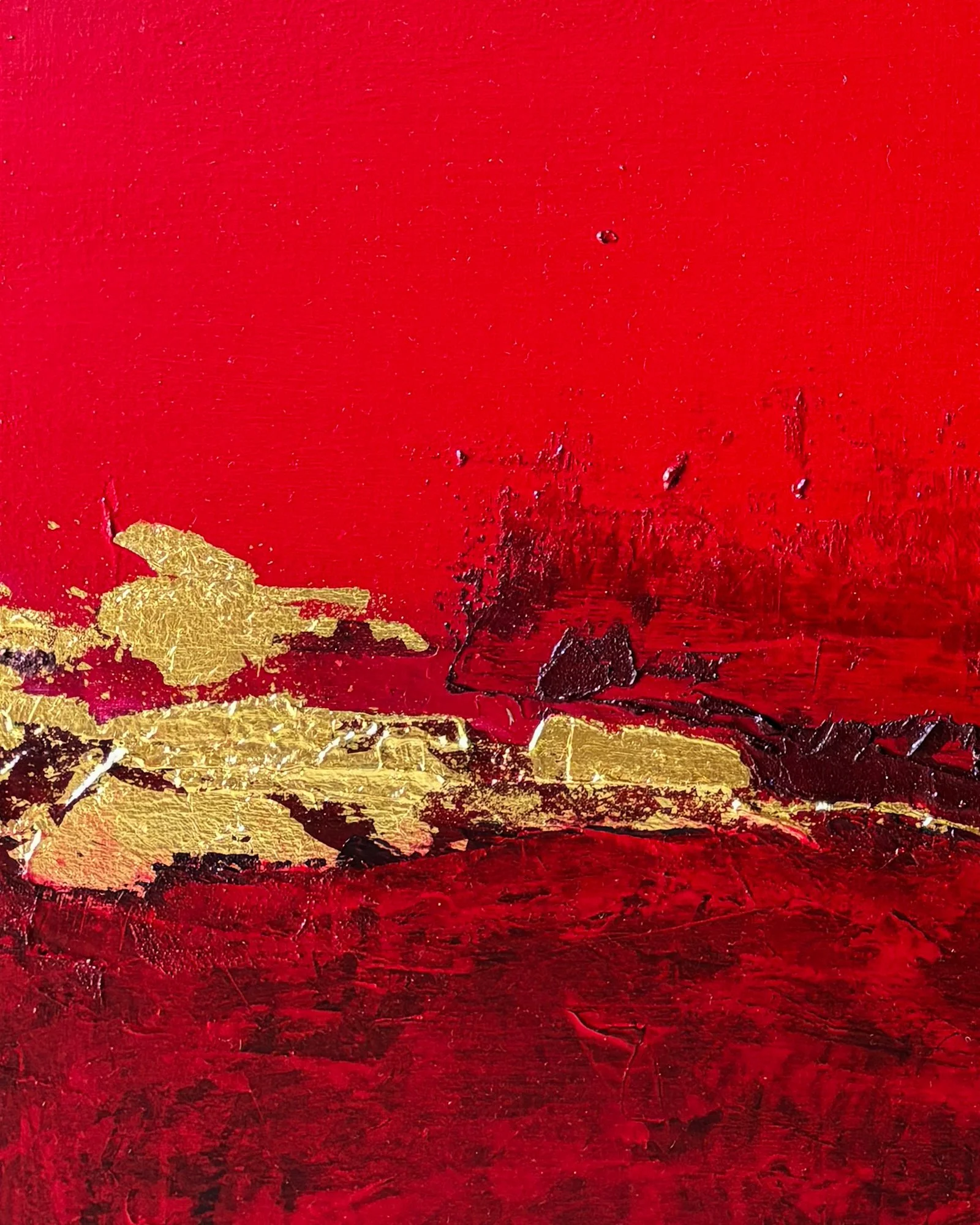 Sutra, 2025 - mixed media on canvas, 90x60 cm