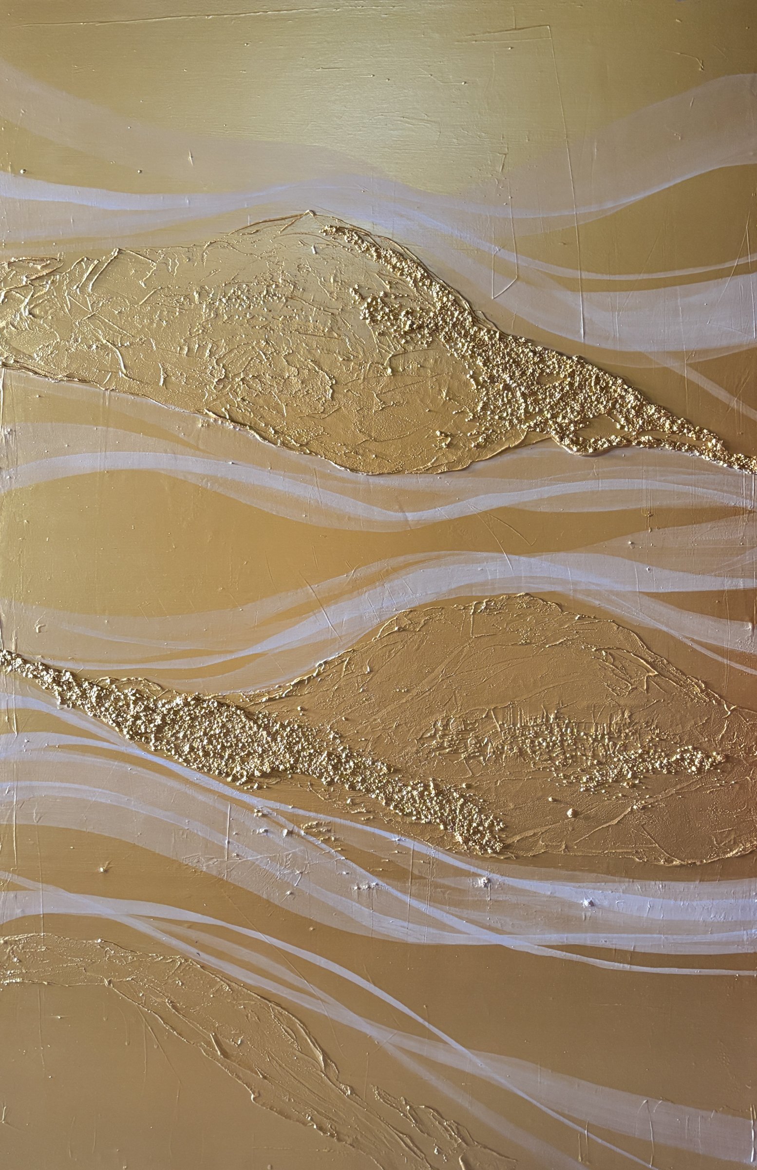 Pulang - mixed media on canvas, 2026, 150x100 cm