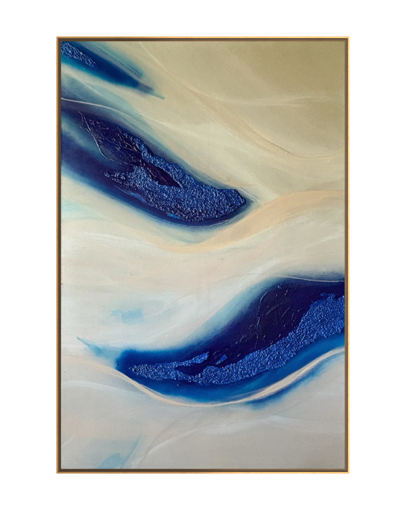 Bumi Nila - mixed media on canvas, 2025, 150x100 cm