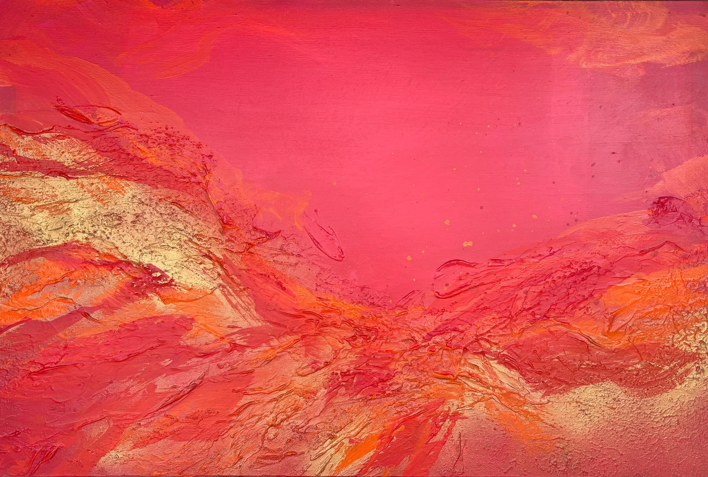 Sanja - mixed media on canvas, 2026, 80x120 cm