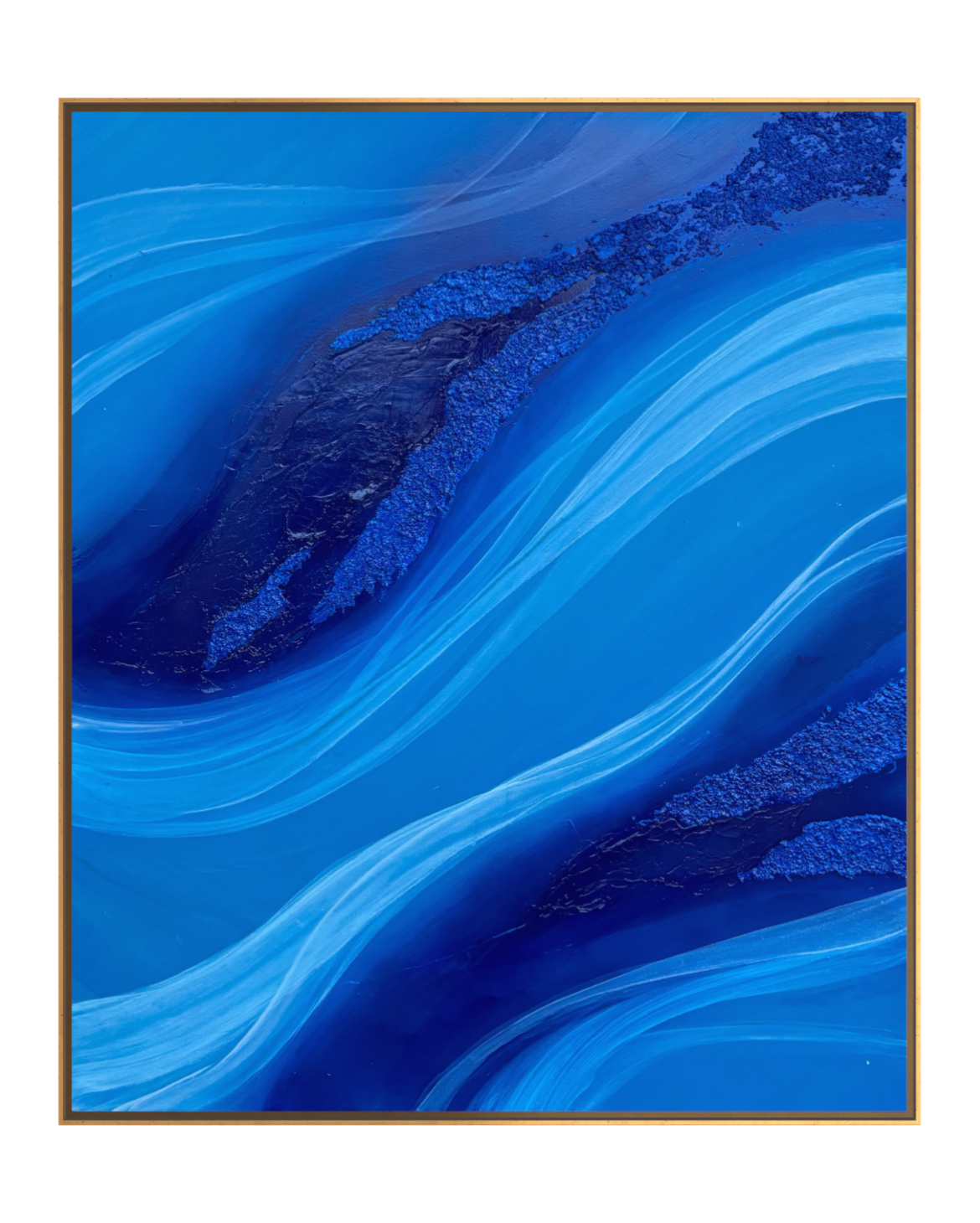 Nila Tirta - mixed media on canvas, 2026, 120x100 cm