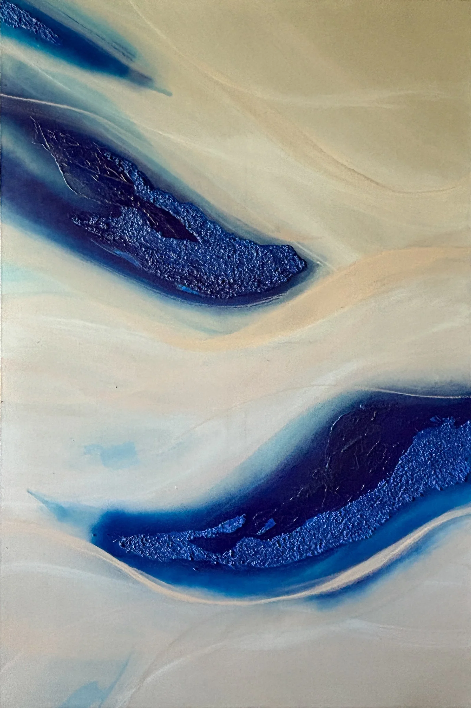 Bumi Nila - mixed media on canvas, 2025, 150x100 cm