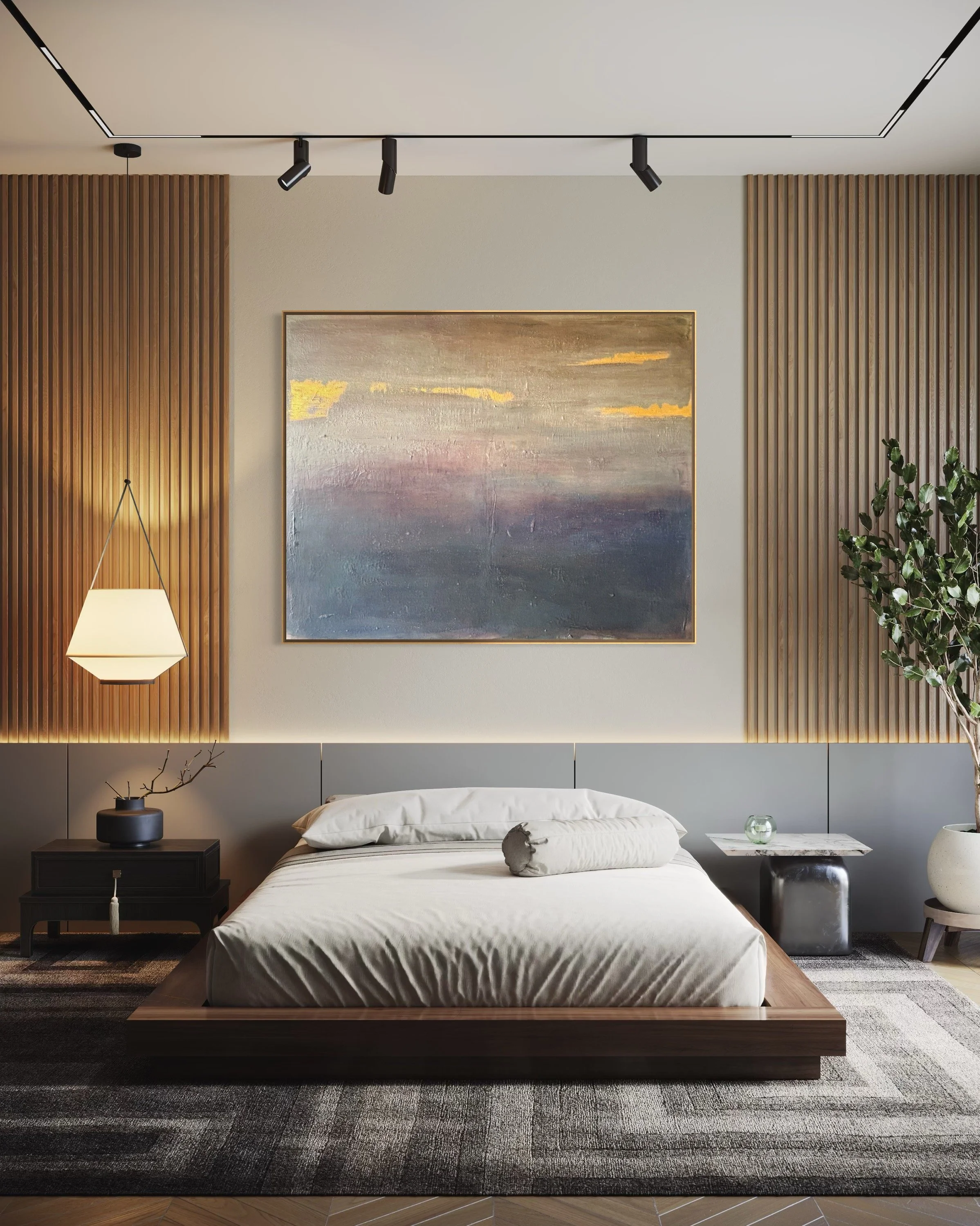 Aurum - mixed media on canvas, 2025, 120x150 cm