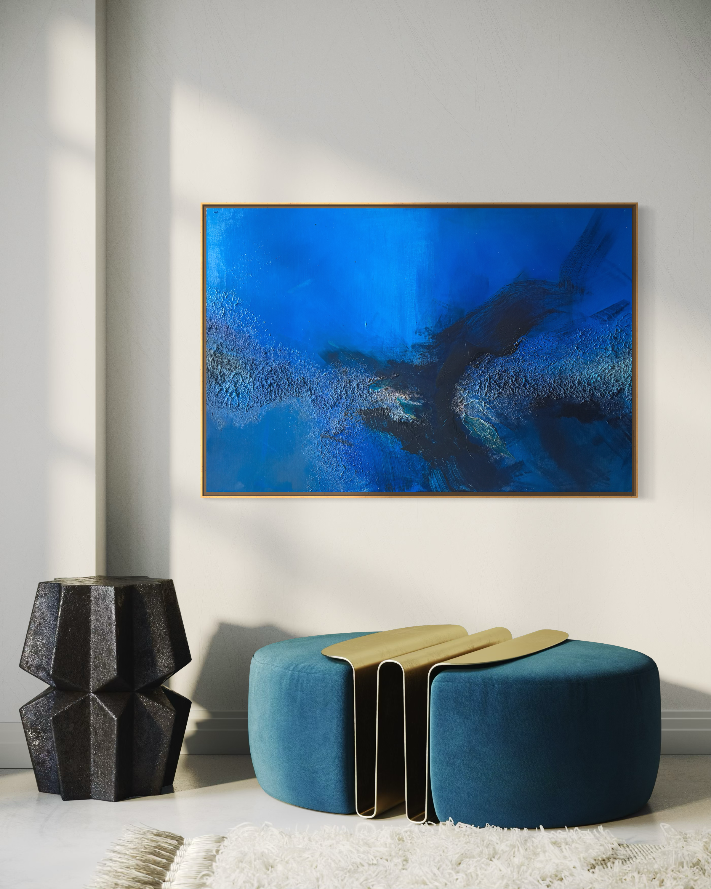 Dalam - mixed media on canvas, 2026, 80x120 cm