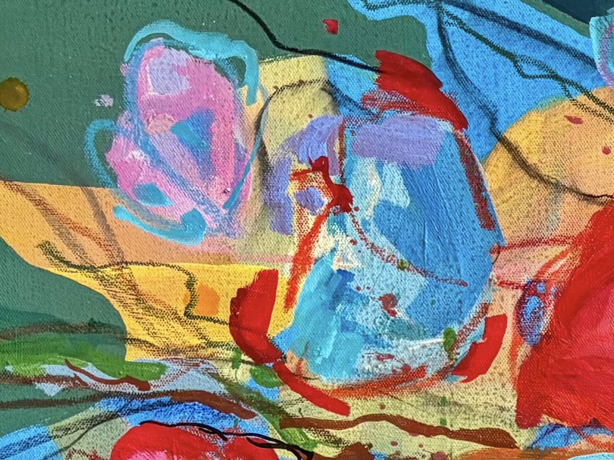 I Believe In You, 2025 - mixed media on canvas, 76×102 cm