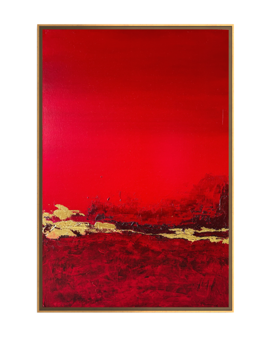 Sutra, 2025 - mixed media on canvas, 90x60 cm