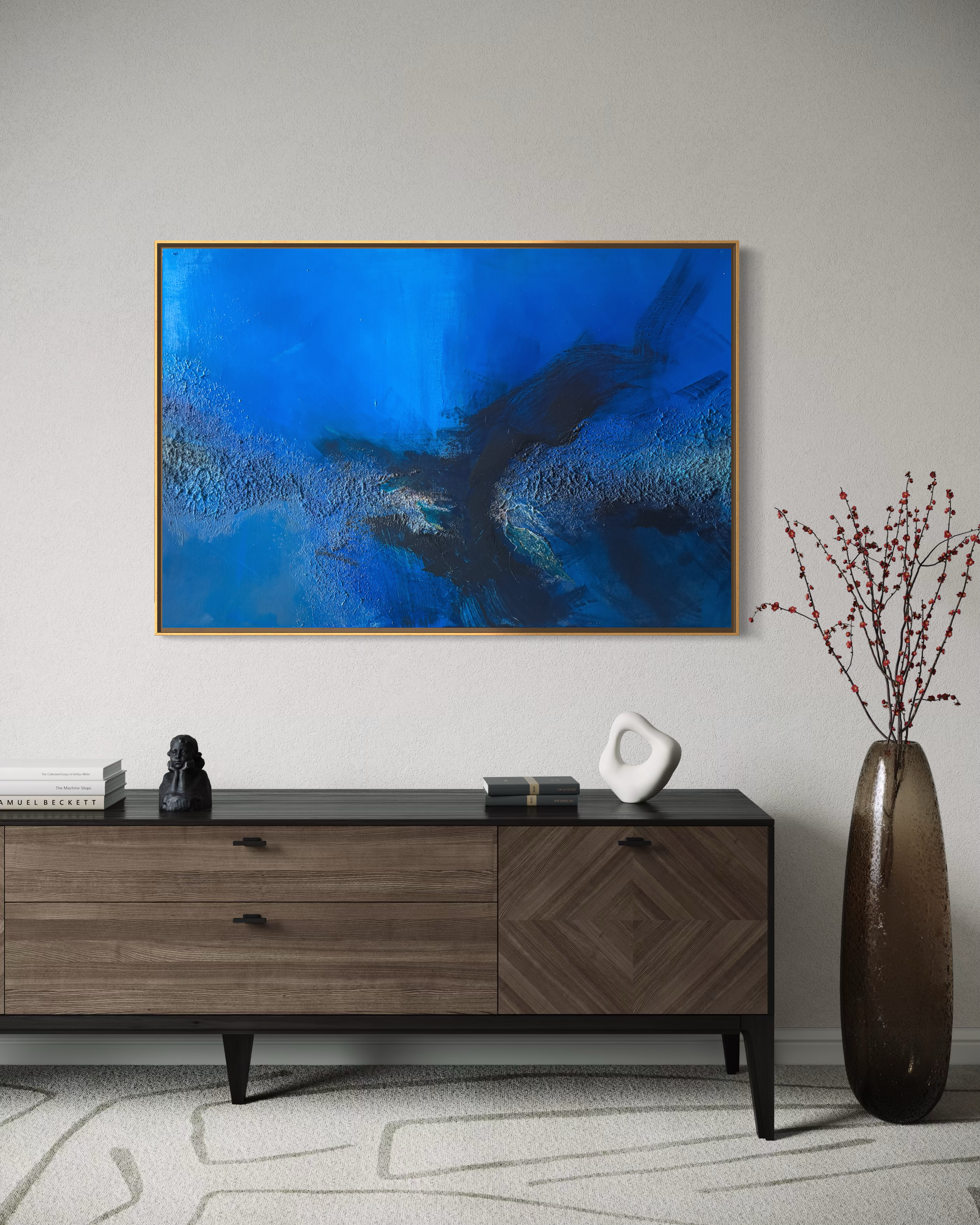 Dalam - mixed media on canvas, 2026, 80x120 cm