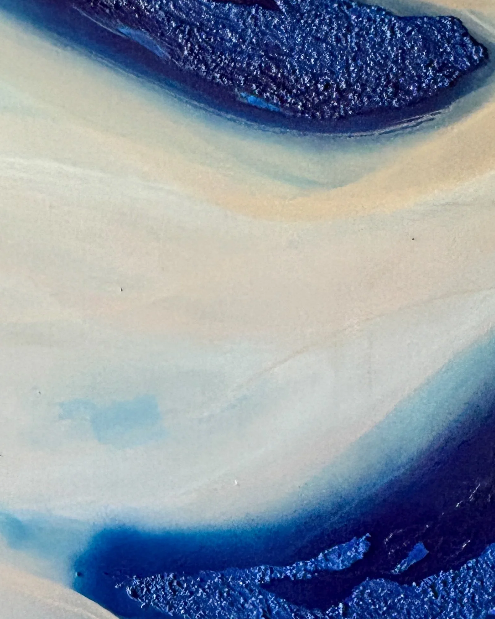 Bumi Nila - mixed media on canvas, 2025, 150x100 cm