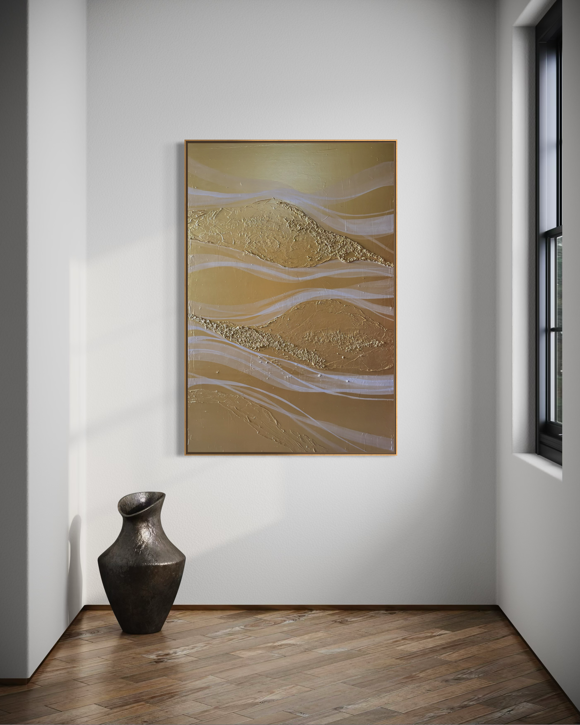 Pulang - mixed media on canvas, 2026, 150x100 cm